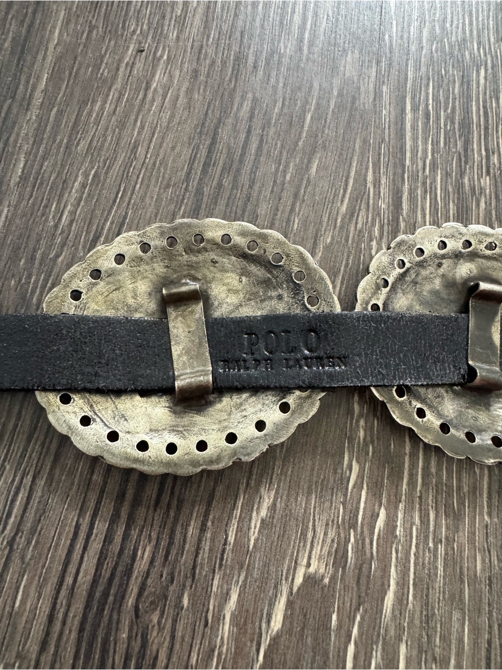 Ralph lauren black metal accent belt - Picture 9 of 10